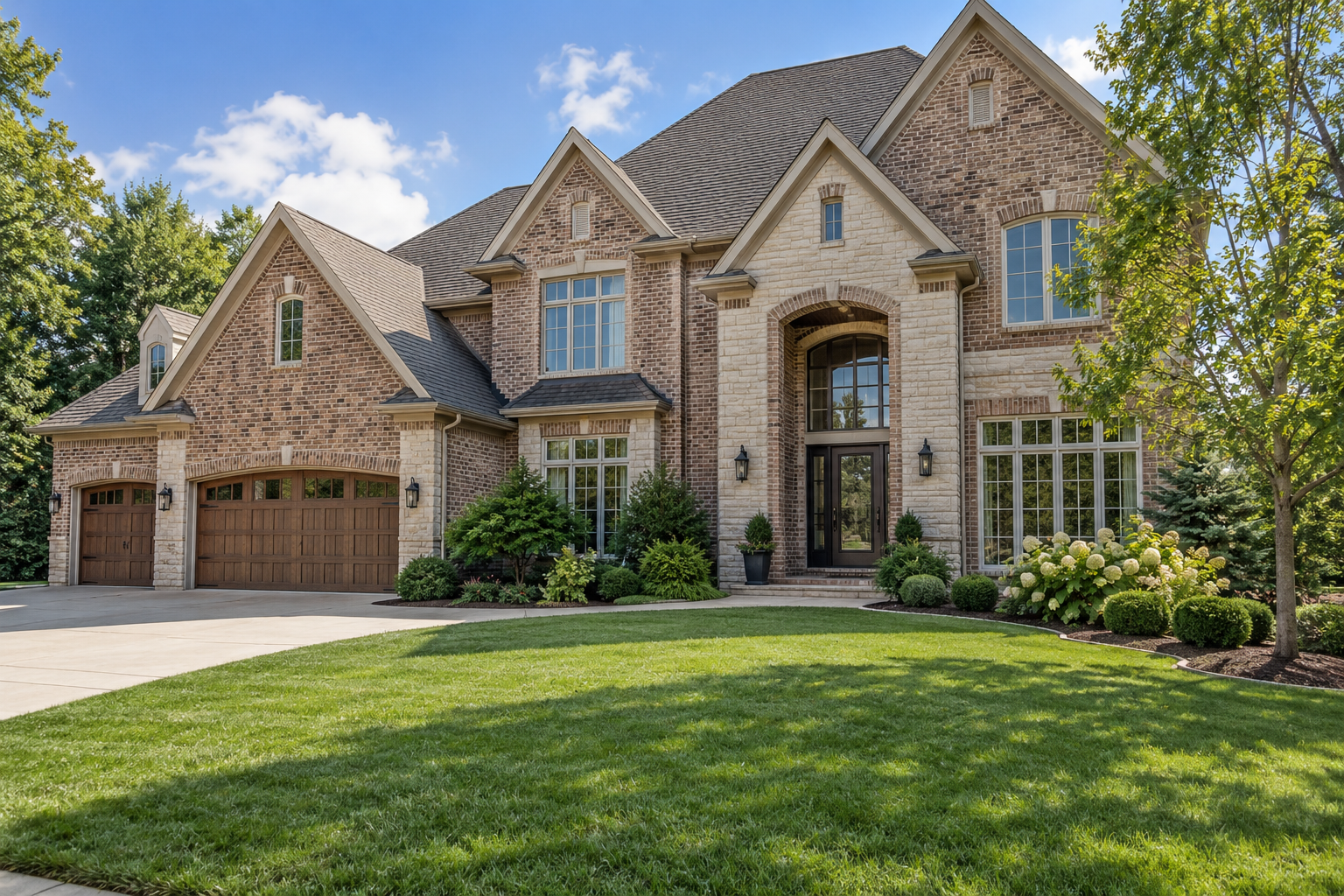 Luxury Midwestern-style home cared for while its owners are away
